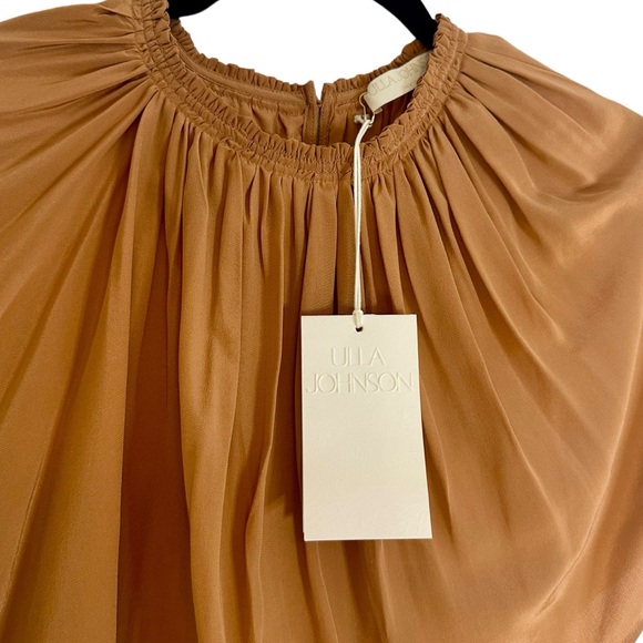 ULLA JOHNSON Tahlia Dress in Chestnut 100% Silk $780 orig NWT! - Picture 8 of 12